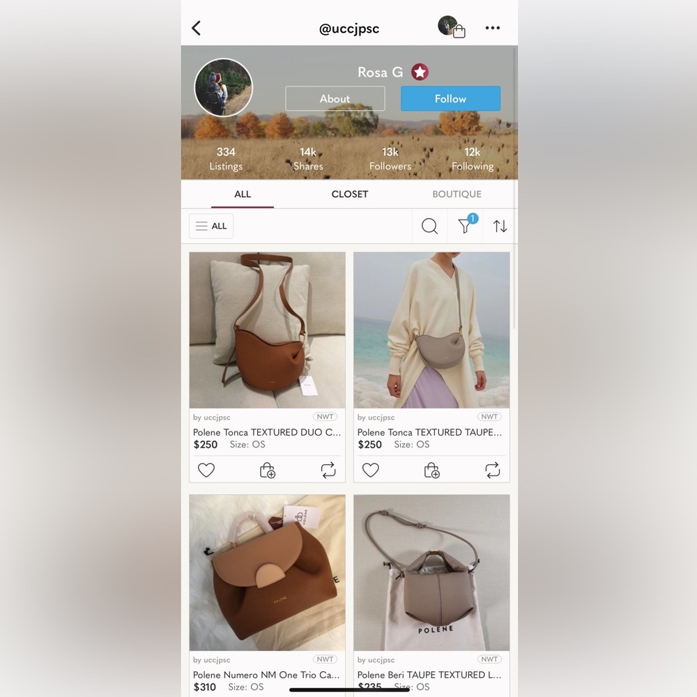 Seller has been posting multiple fakes!*** Beware of Polene fakes*